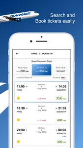 Nouvelair screenshot 1