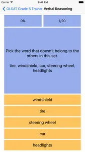 OLSAT for 5th Grade screenshot 2