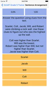 OLSAT for 5th Grade screenshot 3