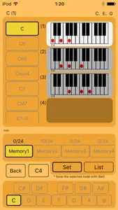 Piano Chord Scales for compose screenshot 0