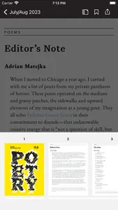 Poetry Magazine App screenshot 1