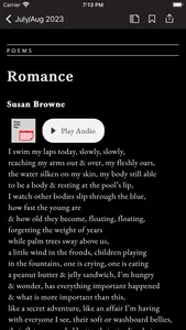 Poetry Magazine App screenshot 2