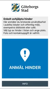 Anmäl hinder screenshot 0