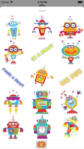 Funny Robot Stickers screenshot 1