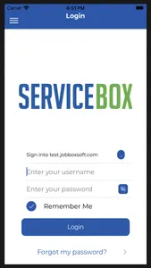 ServiceBox Mobile screenshot 0