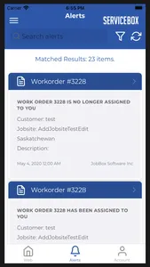 ServiceBox Mobile screenshot 1