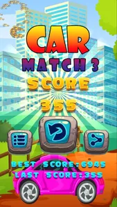 Car Match 3 Puzzle - Car Drag Drop Line Game screenshot 2