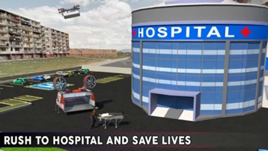 Drone Ambulance Simulator: Helicopter Rescue Pilot screenshot 0
