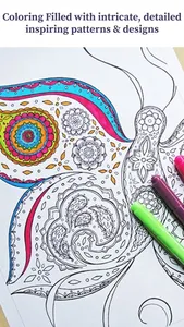 Coloring Book For Adults - Stress Relief Therapy screenshot 3