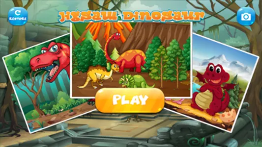 dinosaurs jigsaw puzzles learning games for kids screenshot 0