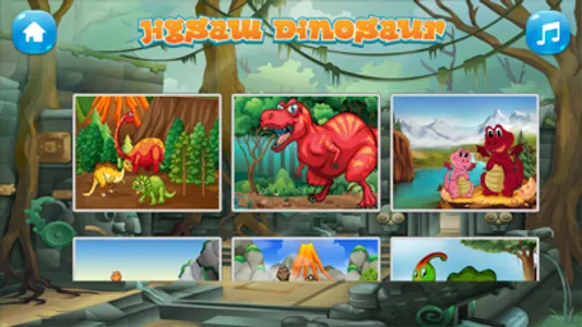 dinosaurs jigsaw puzzles learning games for kids screenshot 1