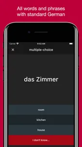 Basic German Vocabulary screenshot 2