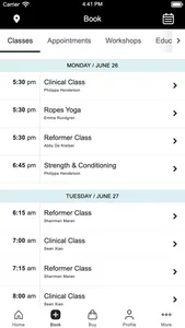 Bookings at Universal Practice screenshot 1