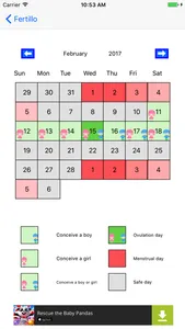 Fertillo Ovulation Calculator screenshot 0