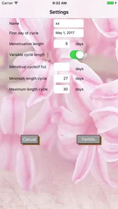 Fertillo Ovulation Calculator screenshot 1