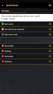 Supplementenwijzer screenshot 3