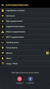 Supplementenwijzer screenshot 4