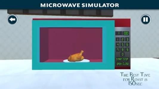 Microwave Simulator 3D Timer screenshot 2