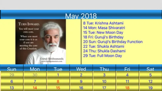 Manasa Calendar screenshot 2