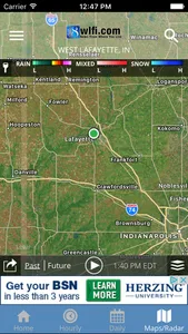 WLFI 18 Weather - Radar screenshot 3