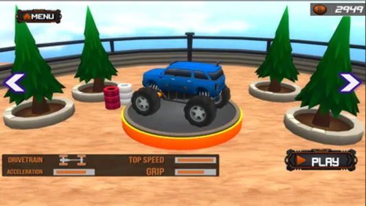 Monster Truck Drift Stunt Race screenshot 3