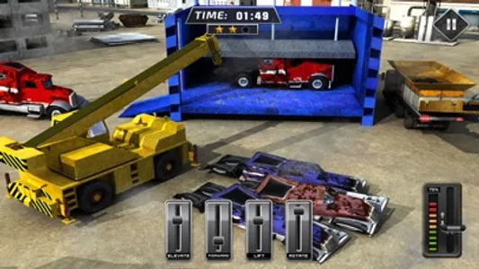 Monster Truck Crusher Crane Driving Simulator 3D screenshot 4