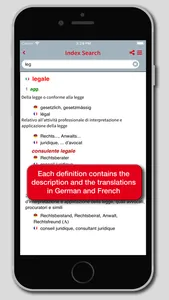 Legal lexicon i 3 languages screenshot 3