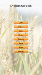 Livestock Gestation Calculator screenshot 0