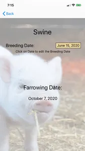 Livestock Gestation Calculator screenshot 2