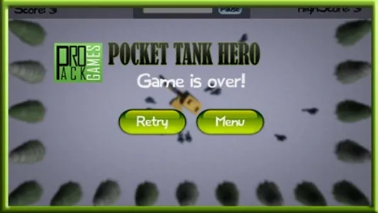 Pocket Tank Hero Lite : Bomb army in this battle screenshot 2