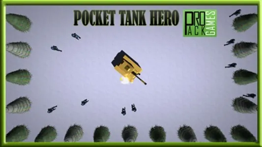 Pocket Tank Hero Lite : Bomb army in this battle screenshot 3