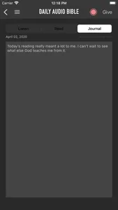 Daily Audio Bible Mobile App screenshot 5