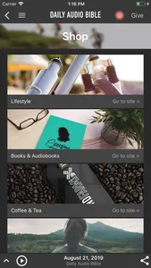 Daily Audio Bible Mobile App screenshot 9