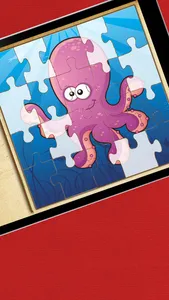 Marine Animals Puzzle - Learning games for toddler screenshot 1