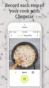 Chopstar - create mouthwatering recipe videos screenshot 0