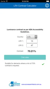 LRV Contrast Calculator screenshot 1