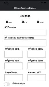 Cálculo Térmico screenshot 0