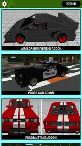 CARS ADDONS for Minecraft Pocket Edition MCPE screenshot 1