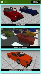 CARS ADDONS for Minecraft Pocket Edition MCPE screenshot 3