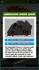 CARS ADDONS for Minecraft Pocket Edition MCPE screenshot 4