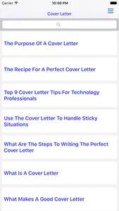 Cover Letter screenshot 4