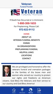 Veteran Funeral Provider screenshot 0