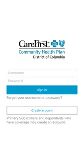 CareFirst CHPDC Mobile screenshot 0