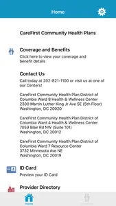 CareFirst CHPDC Mobile screenshot 1