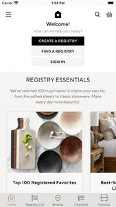 Pottery Barn Wedding Registry screenshot 3