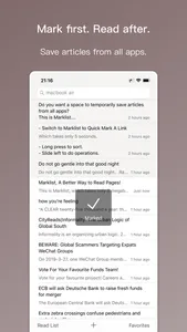Marklist - Manage Later Things screenshot 0