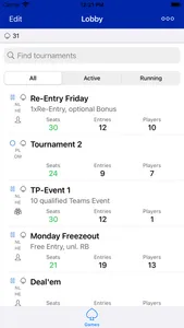 CasinoWare Tournament Control screenshot 1