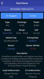 IPO Prospector screenshot 2