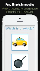 Categories - Categorization Skill Development App screenshot 1