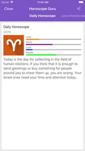Daily & love horoscope screenshot 1